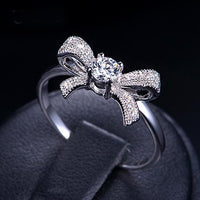 Thumbnail for Swiss Crystal Bow Ring