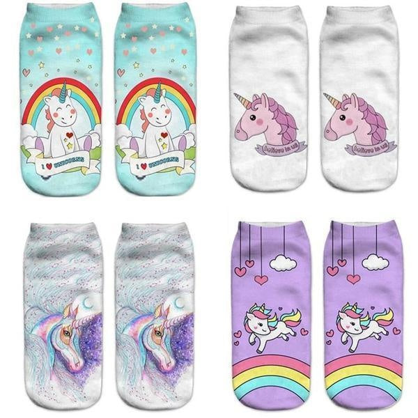 Unicorn Ankle Socks