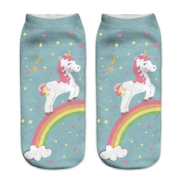 Unicorn Ankle Socks