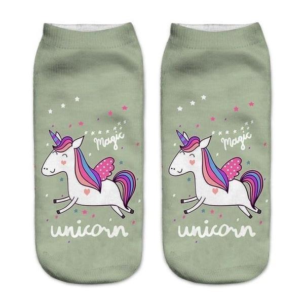 Unicorn Ankle Socks