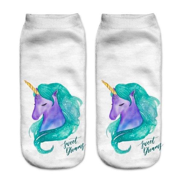 Unicorn Ankle Socks