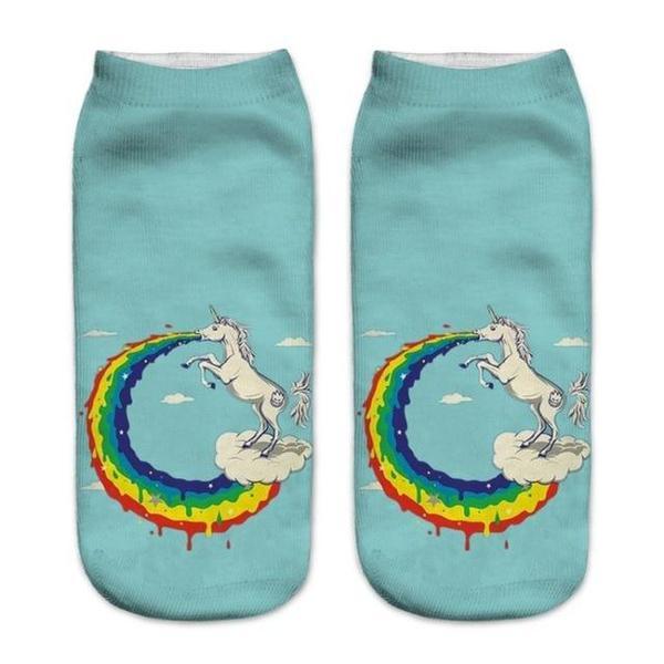 Unicorn Ankle Socks