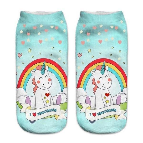 Unicorn Ankle Socks