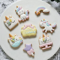 Thumbnail for Unicorn Cookie Cutters (Set of 8)