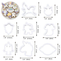 Thumbnail for Unicorn Cookie Cutters (Set of 8)