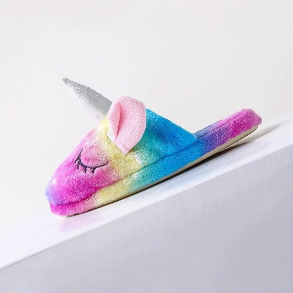 Unicorn Plush Slippers