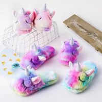 Thumbnail for Unicorn Plush Slippers