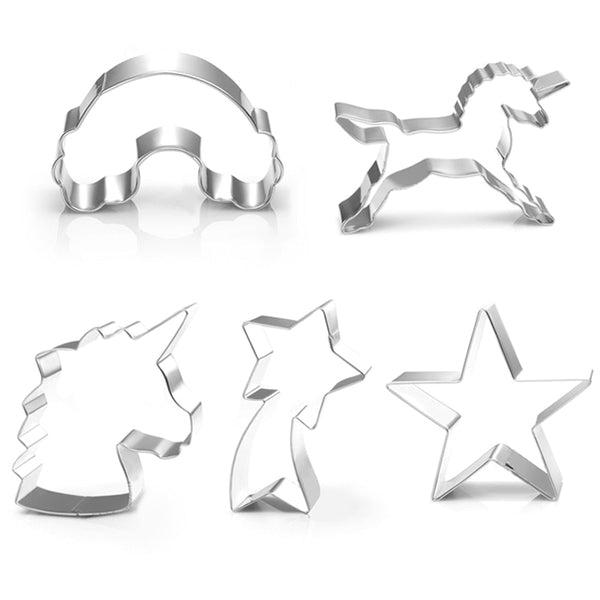 Unicorn Star Rainbow Cookie Cutter