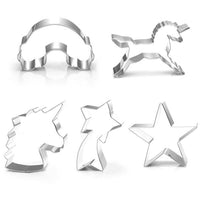 Thumbnail for Unicorn Star Rainbow Cookie Cutter