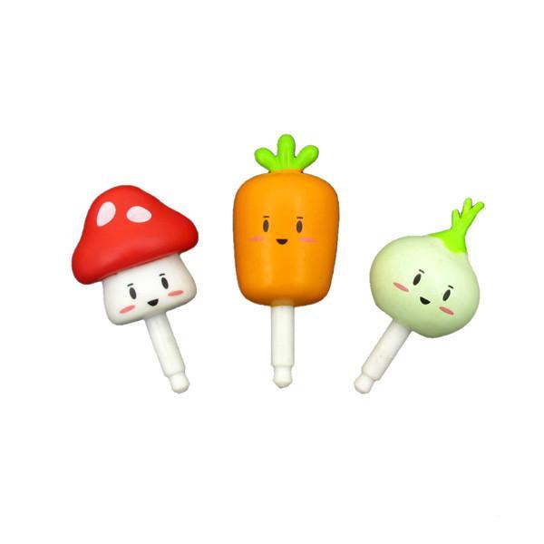 Vegetable Earphone Jack Plug (3 Designs)