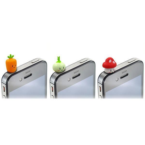 Vegetable Earphone Jack Plug (3 Designs)