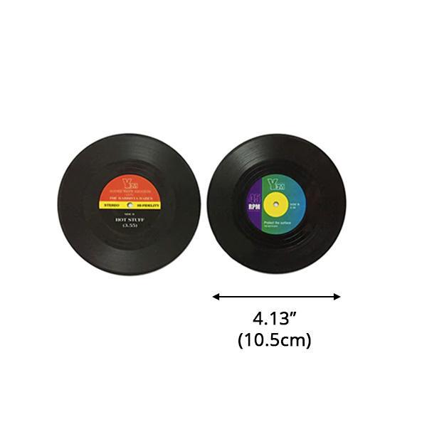 Vinyl Record Coasters