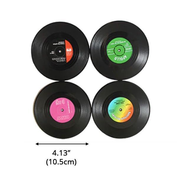 Vinyl Record Coasters