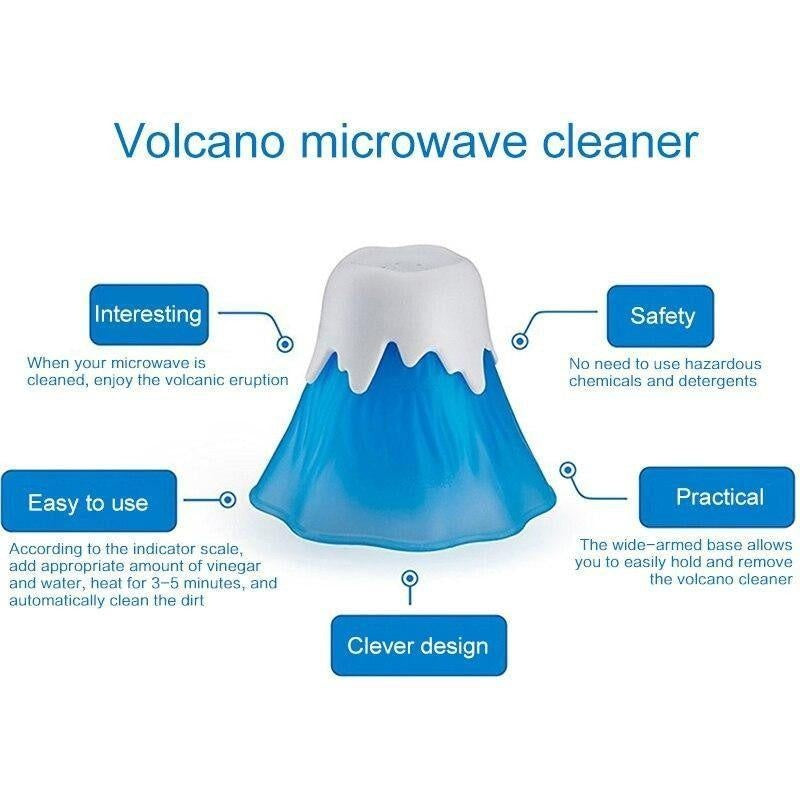 Volcano Microwave Cleaner - PeekWise