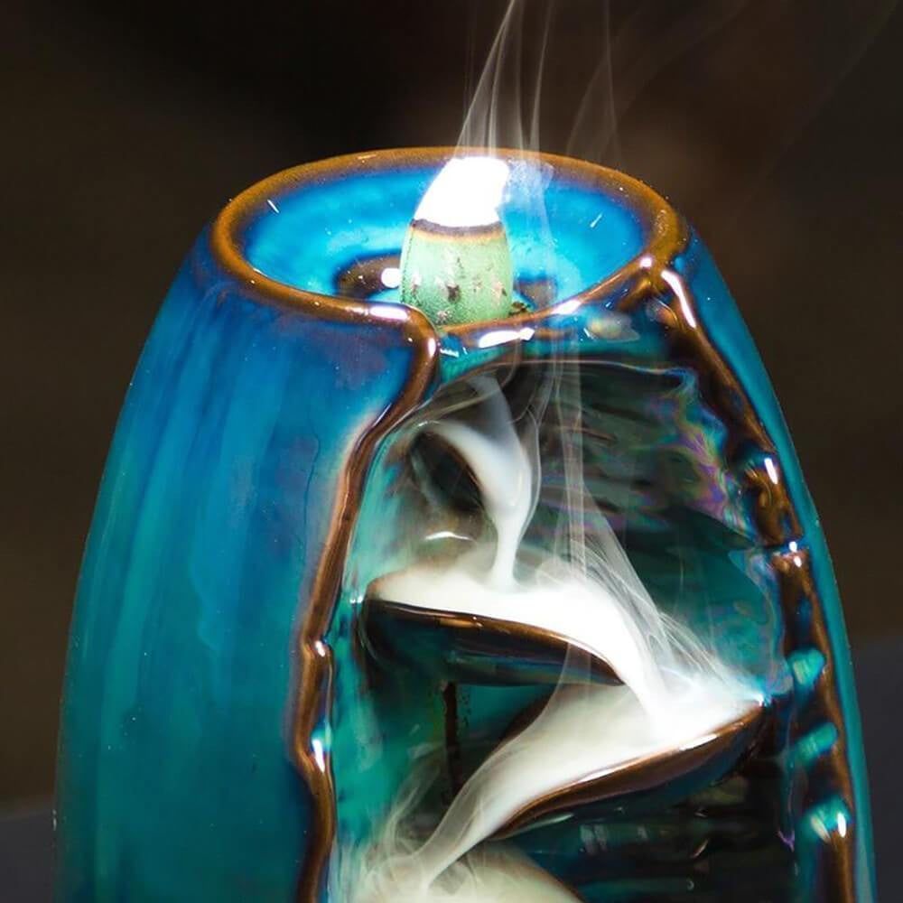 Waterfall Backflow Incense Burner - PeekWise