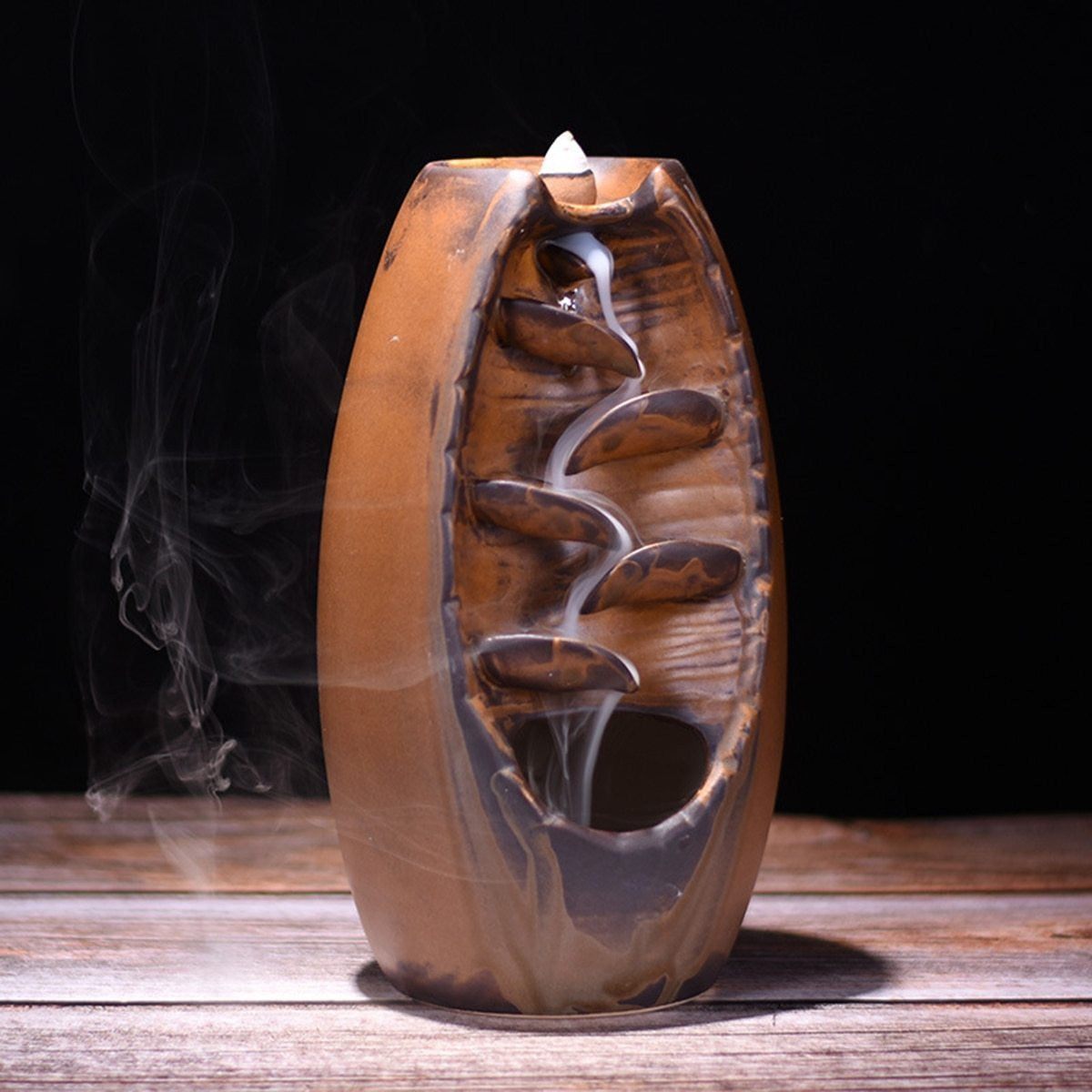 Waterfall Backflow Incense Burner - PeekWise