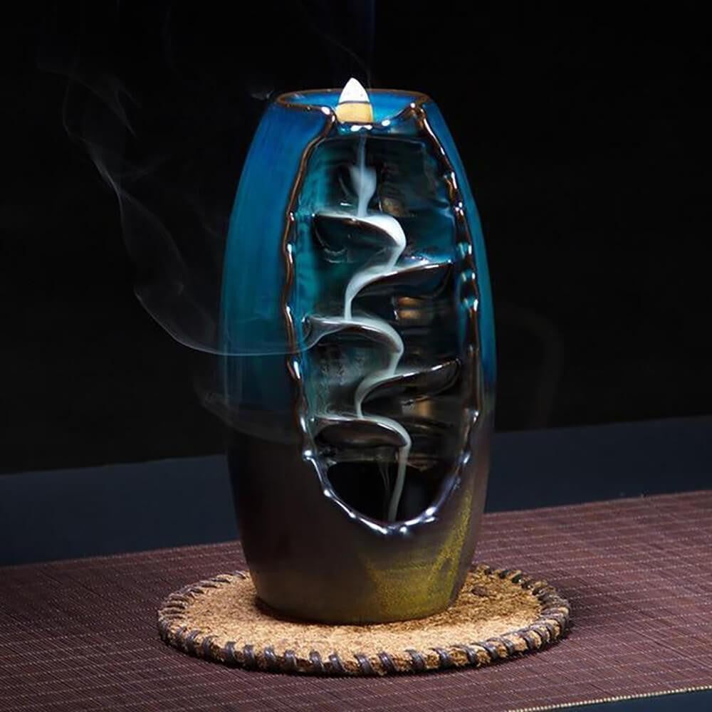 Waterfall Backflow Incense Burner - PeekWise