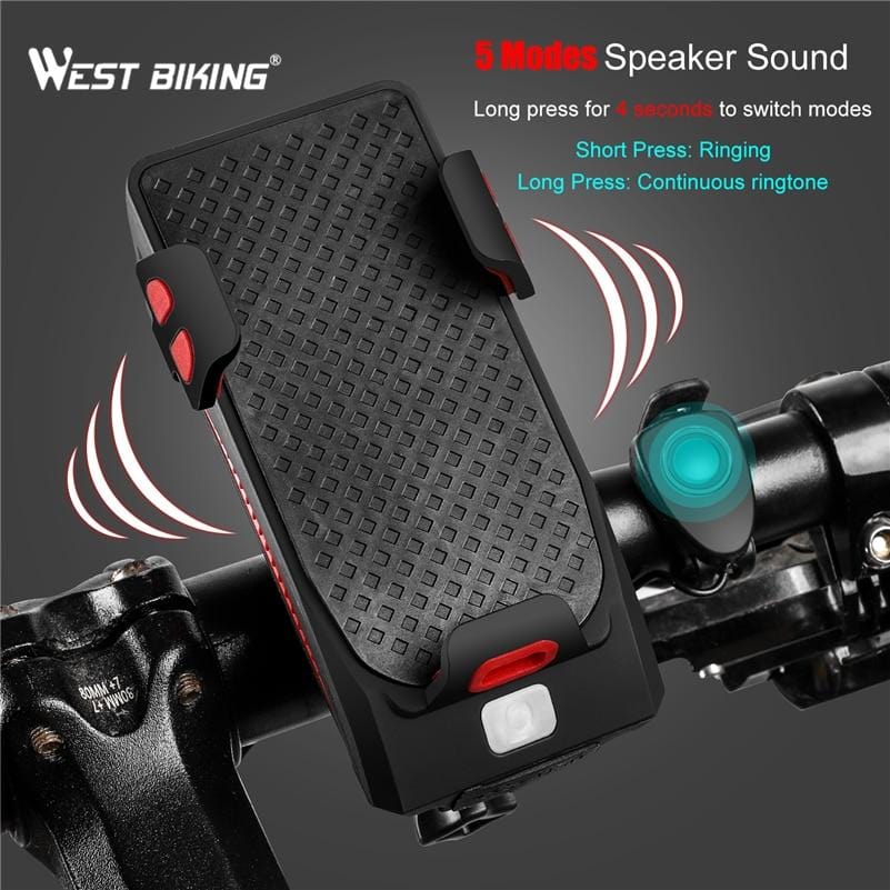 -in- Multipurpose Bike Phone Mount PeekWise