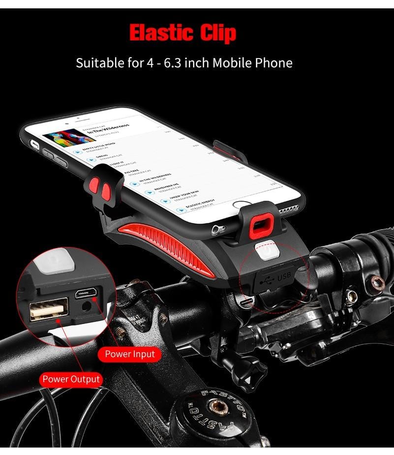 -in- Multipurpose Bike Phone Mount PeekWise