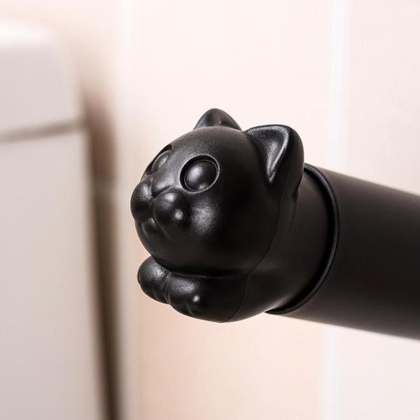 Wall Mounted Cat Toilet Roll Holder Hanger