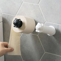 Thumbnail for Wall Mounted Cat Toilet Roll Holder Hanger