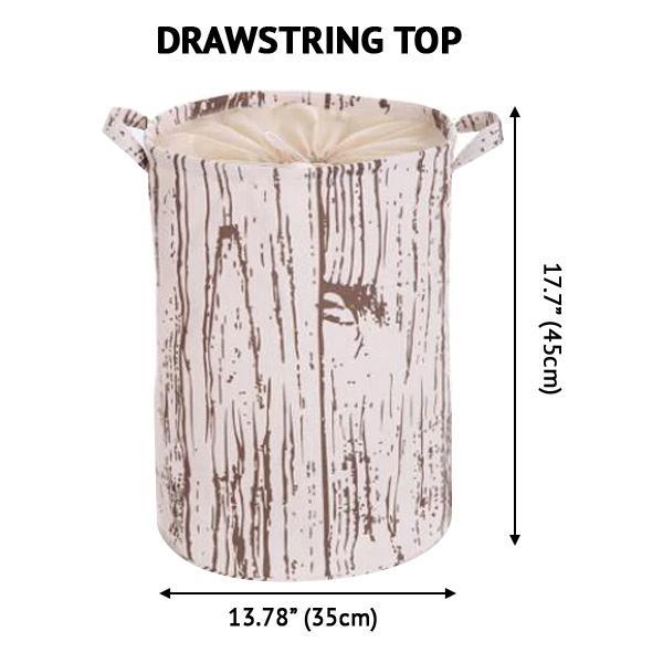 Waterproof Tree Stump Laundry Storage Basket