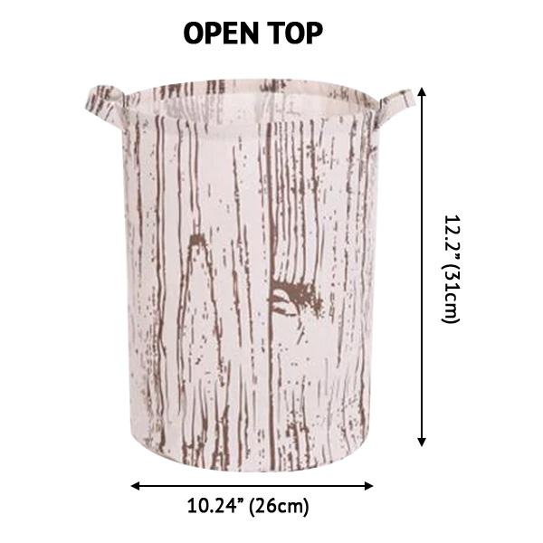 Waterproof Tree Stump Laundry Storage Basket