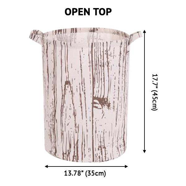 Waterproof Tree Stump Laundry Storage Basket