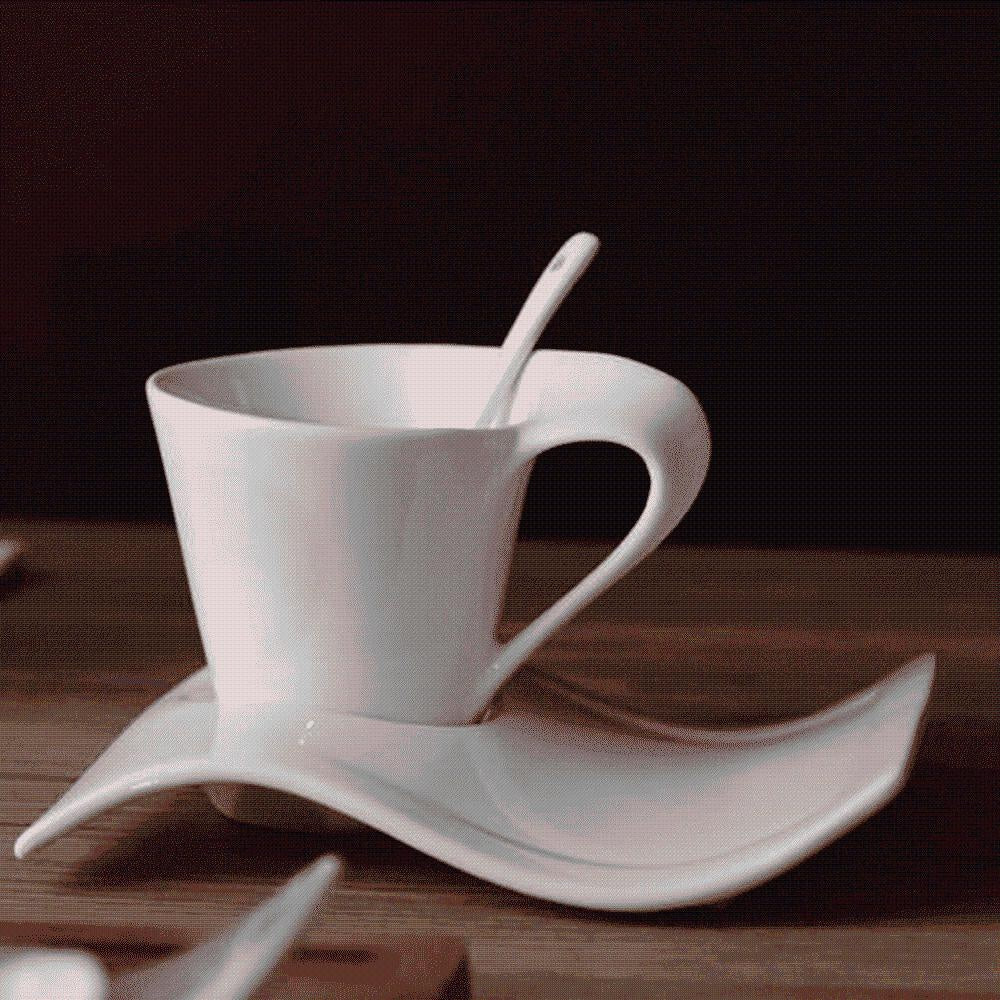 Wavy Cup Saucer PeekWise