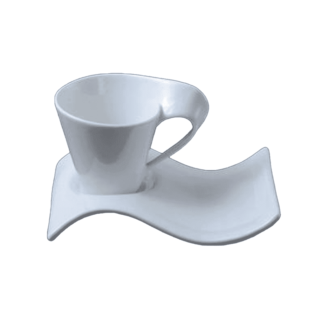 Wavy Cup Saucer PeekWise