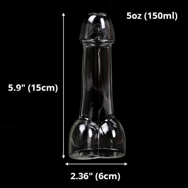 Willie Penis Shaped Cocktail Glass