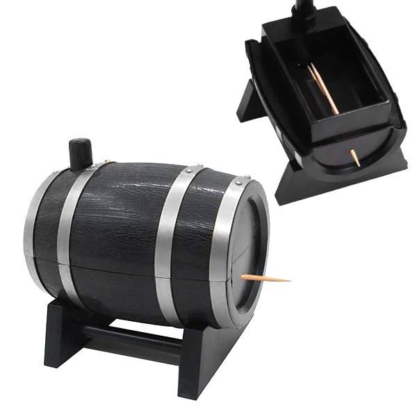 Wine Barrel Toothpick Dispenser