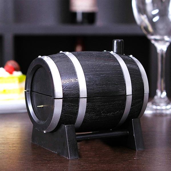 Wine Barrel Toothpick Dispenser