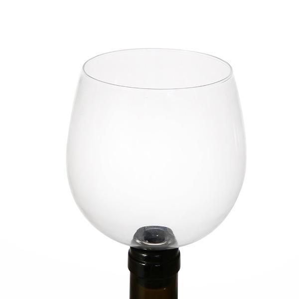 Wine Bottle Glass Topper Cup