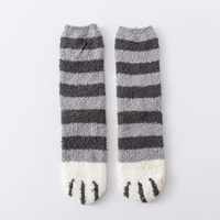 Thumbnail for Winter Cat Claws Warm Sleep Floor Socks