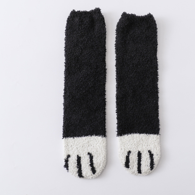 Winter Cat Claws Warm Sleep Floor Socks