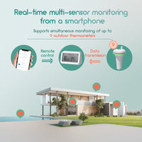 Thumbnail for Wireless Pool Thermometer Set IBS-P02R
