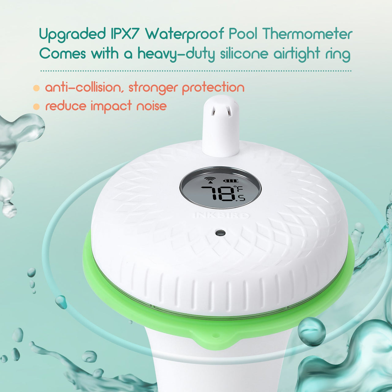 Wireless Pool Thermometer Set IBS-P02R