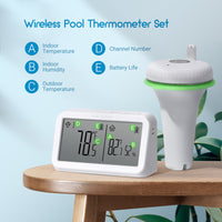 Thumbnail for Wireless Pool Thermometer Set IBS-P02R