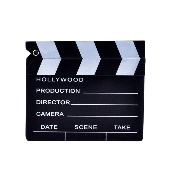 Wooden Movie Clapper Board