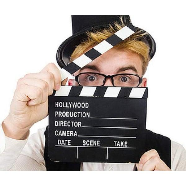 Wooden Movie Clapper Board