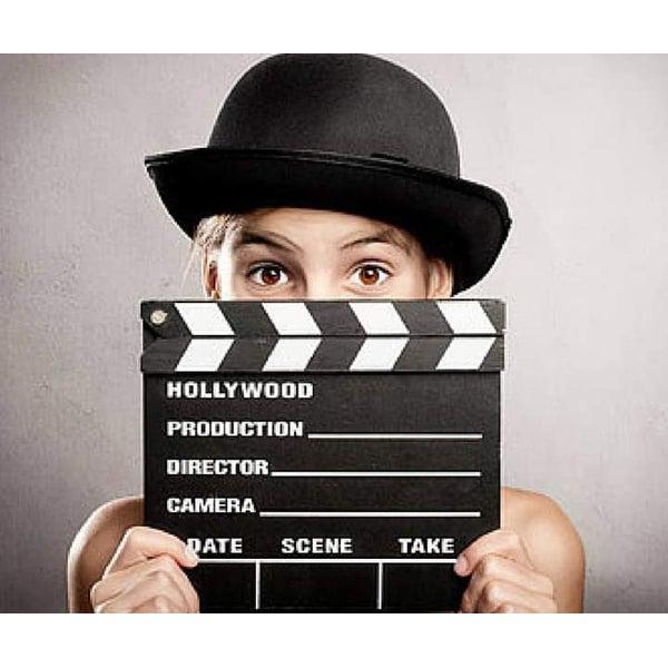 Wooden Movie Clapper Board