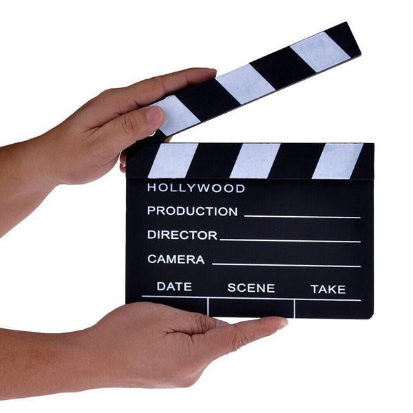 Wooden Movie Clapper Board