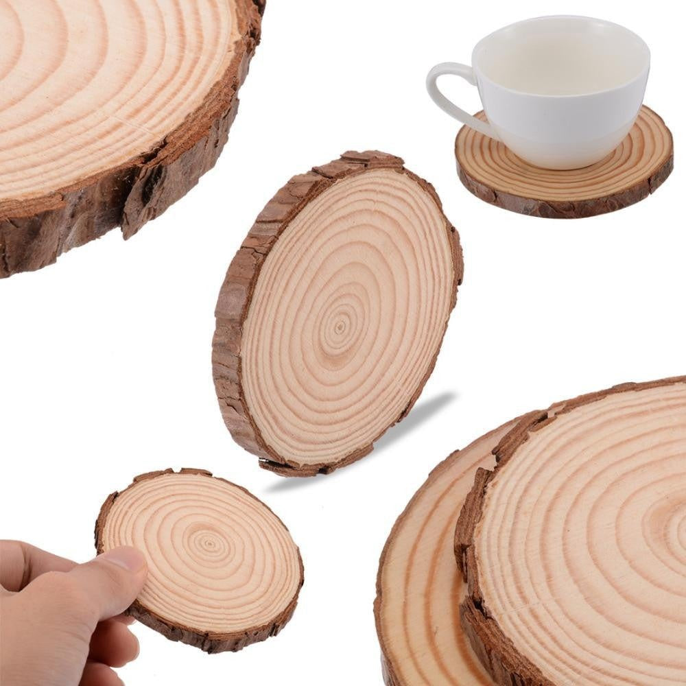 Rustic Wooden Coasters - PeekWise