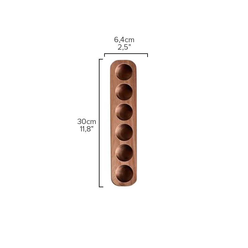 Wooden Egg Storage Box PeekWise
