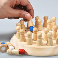 Thumbnail for Wooden Memory Chess Game