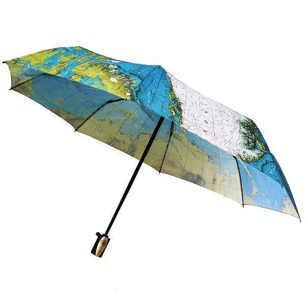 World Map Automatic Umbrella