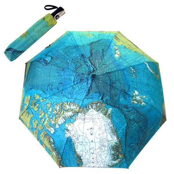 World Map Automatic Umbrella