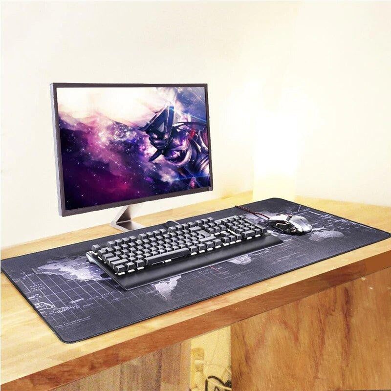 World Map Gaming Desk Pad - PeekWise