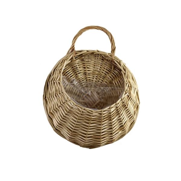 Woven Hanging Planter Wicker Basket